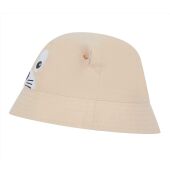 BABY BUCKET HAT, BEIGE BUNNY, 12M, LARKWOOD