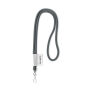 Polyester 2-kleurige koord-lanyard met full color label