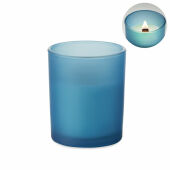 KIVAS WOOD - Plantaardige waskaars 80gr - Blauw