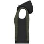 Ladies' Padded Hybrid Vest olive melange/black 4XL Ladies' Padded Hybrid Vest olive melange/black 4XL