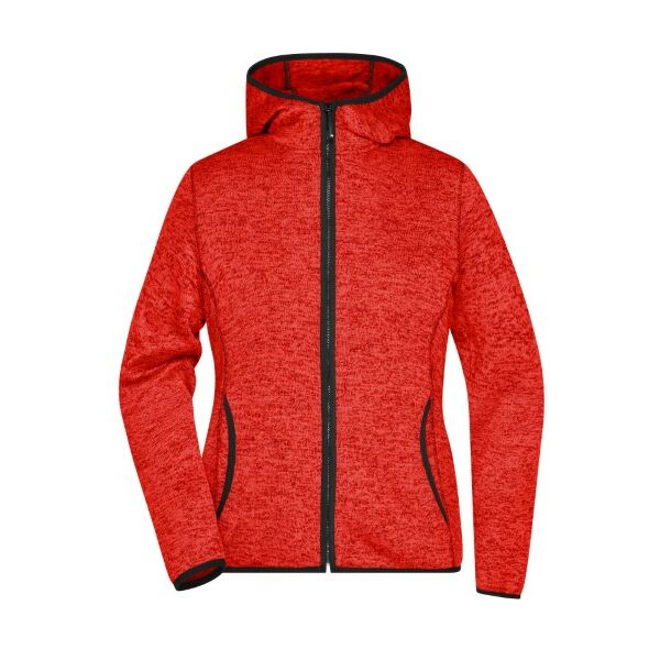 Ladies' Knitted Fleece Hoody