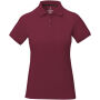 Calgary damespolo met korte mouwen - Bordeaux rood - M