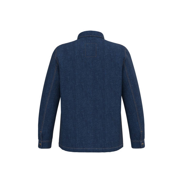 Ecologische uniseks jeansjas met afhangende schouders Denim XS Ecologische uniseks jeansjas met afhangende schouders Denim XS