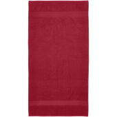 Amelia handdoek 70 x 140 cm van 450 g/m² katoen - Rood
