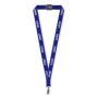 Polyester lanyard met reflecterende draden Polyester lanyard met reflecterende draden