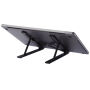 Rise opvouwbare laptopstandaard - Zwart