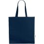 Odessa 220 g/m² GRS gerecyclede totebag 13L - Marineblauw