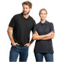 Austral unisex polo met korte mouwen - Zwart - 3XL