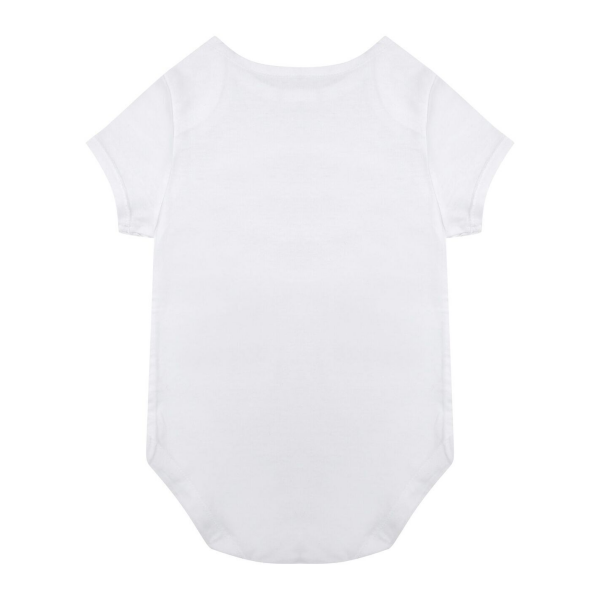 Body met korte mouwen van biologisch katoen White 0/3M Body met korte mouwen van biologisch katoen White 0/3M