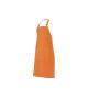 BIB APRON WITH POCKET, ORANGE, One size, VELILLA
