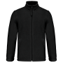 Microfleece met rits kind Black 6/8 jaar