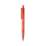 X3 GRS gerecycled PC plastic pen frosted, rood