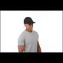 Trucker 5 panel cap - Zwart/Zwart