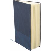 Gerecycled PU-notitieboek (A5) Elian zwart