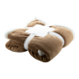 Sammia - coral fleece deken