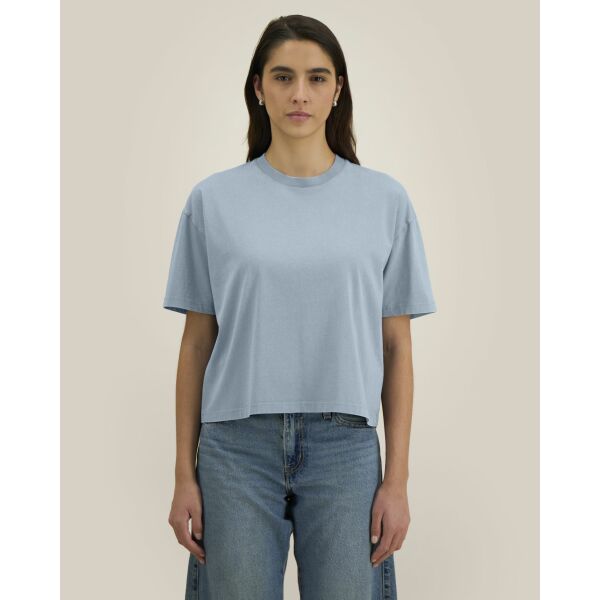 Stella Nova Vintage - Het dames boxy garment-dyed T-shirt Stella Nova Vintage - Het dames boxy garment-dyed T-shirt