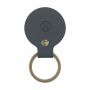 Recycled Leather Keyring Round sleutelhanger