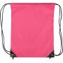 Polyester (210D) trekkoord rugtas Isolde roze