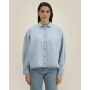 Stella Ember - De dames denim overshirt - Light Wash (S) Stella Ember - De dames denim overshirt - Light Wash (S)