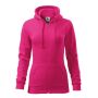 Sweatshirt women's Trendy Zipper magenta XS
