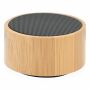 Draadloze speaker BAMBOO SOUND bruin, zwart