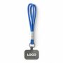 Sleutelhanger & telefoonhouder met koord met leren uiteinde.