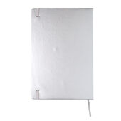 A5 hardcover notitieboek, zilver