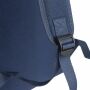 Gerecyclede polycotton (330 gsm) roll-top rugzak Thaddeus blauw