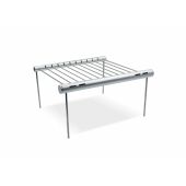 Draagbare barbecue - Zilver