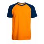 SP Trail sportshirt, 140 gr/m² - Fluo oranje/Navy