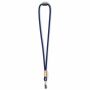 Polyester koord-keycord met bamboe plaatje