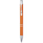 Moneta aluminium balpen (blauwe inkt) - Oranje