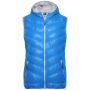 Ladies' Down Vest blue/silver S