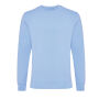 IQONIQ Zion gerecycled katoen sweater, sky blue (L)
