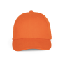 Baseballpet - 6 panelen Orange One Size Baseballpet - 6 panelen Orange One Size
