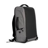 Antidiefstalrugzak van polyester. Graphite Grey Heather / Black One Size