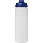 Baseline® Plus 750 ml sportfles met flipcapdeksel - Transparent/Blauw