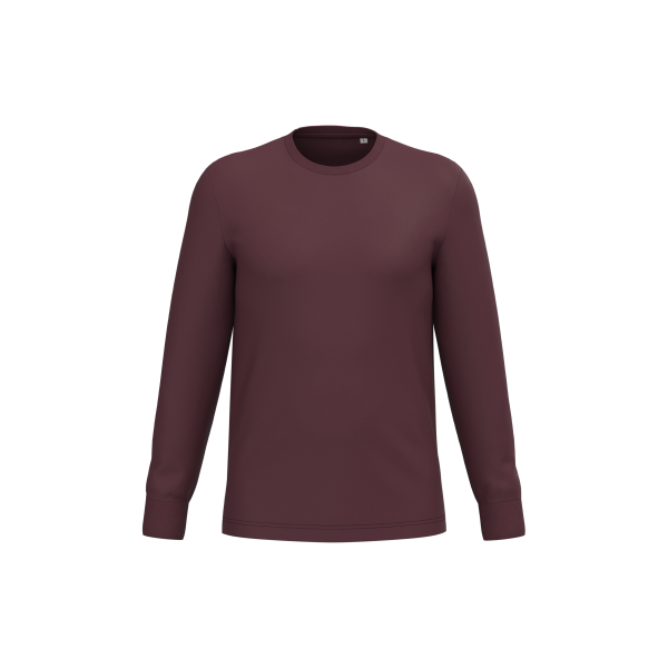 Ecologisch uniseks T-shirt met lange mouwen