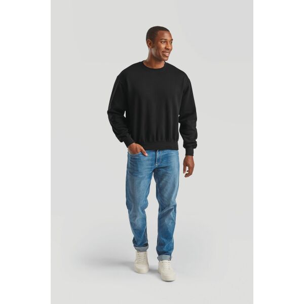 Katoenen heren sweater met ronde hals
