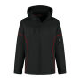 Santino Softshell Jacket Curtis Black / Red 5XL
