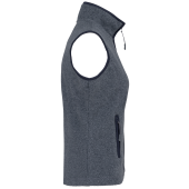 Bodywarmer van microfleece dames French Navy Heather XS Bodywarmer van microfleece dames French Navy Heather XS