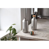 Black+Blum Stalen Water Fles 600ml, olijfgroen