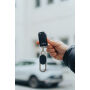 Keyfinder Dual keychain met wereldwijd localiseren, zwart, grijs