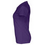 Cottover Gots T-shirt V-neck Lady purple XS Cottover Gots T-shirt V-neck Lady purple XS