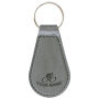 Sleutelhanger P02427, Kunstleder, Grijs