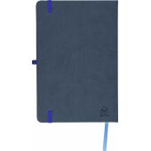 Gerecycled notitieboekje A5 Bloom - blauw