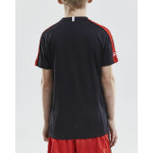 CRAFT PROGRESS JERSEY CONTRAST JR BLA/BRI RED 122 CRAFT PROGRESS JERSEY CONTRAST JR BLA/BRI RED 122