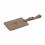 Recycled Leather Luggage Tag bagagelabel
