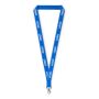 Polyester lanyard met reflecterende draden