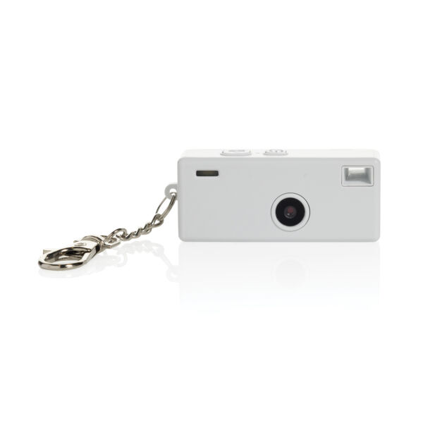Cliq it RCS gerecyclede plastic sleutelhangercamera, wit Cliq it RCS gerecyclede plastic sleutelhangercamera, wit